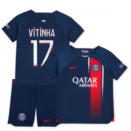 Tenue Enfant Paris Saint Germain 2023-24 Vitinha 17 Domicile (+ Short) Tenue Enfant Paris Saint Germain 2023-24 Vitinha 17 Domicile (+ Short)